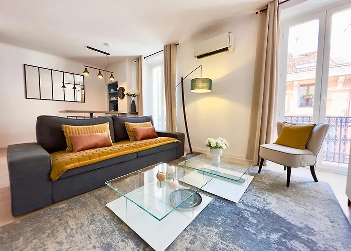 Superbe 3 pièces 80m2 - Espace bureau - 2mn Beach Croisette